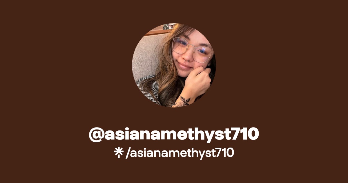 Asianamethyst 710 Fapello Unique Digital Identity